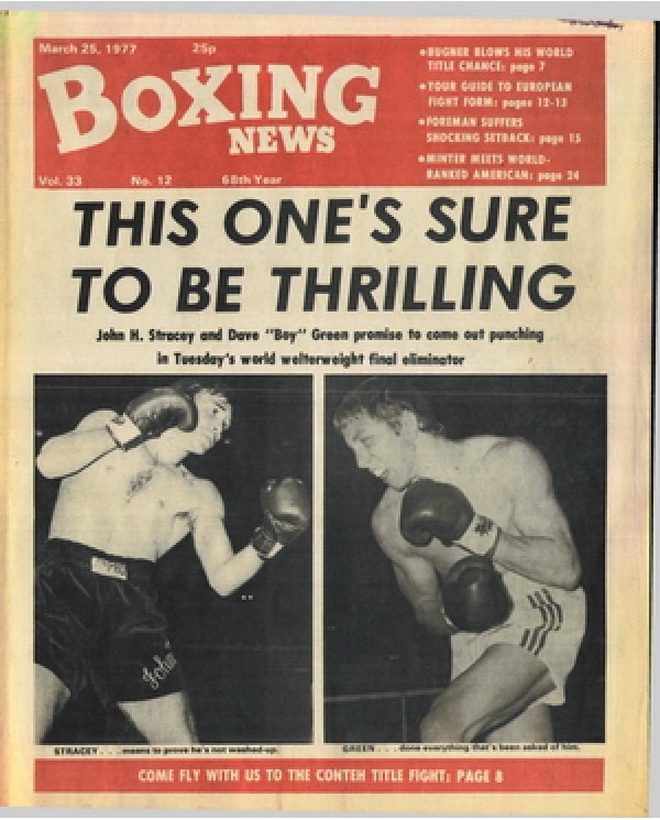 Boxing News magazine  25.3.1977 Download pdf